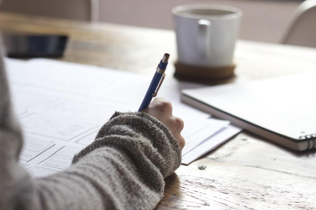 Handwritten notes prepared for clear courtroom explanation
